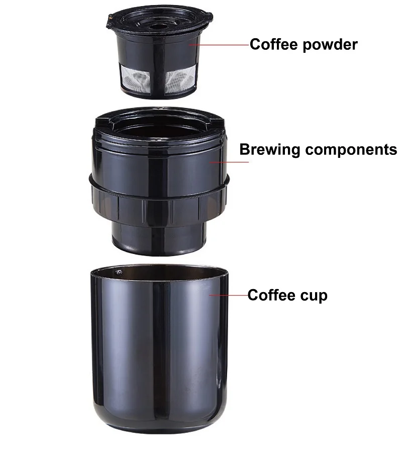 ماكينة صنع القهوة الكهربائية USB قابلة للشحن ماكينة القهوة بالكبسولات للسفر في الهواء الطلق ماكينة القهوة المحمولة إبريق قهوة وعاء موكا صغير