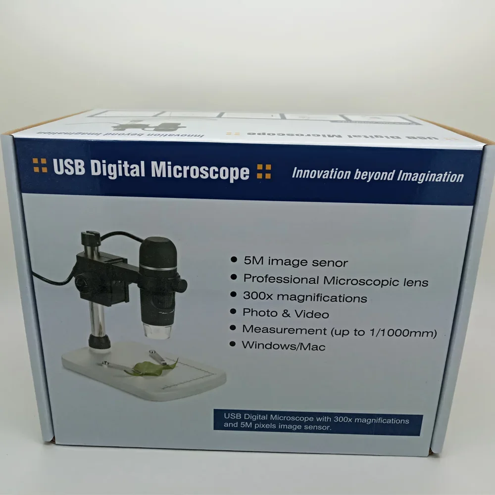 UM012C USB Digital Microscope With 300x Magnifications and 5M Pixels Image Sensor Professional Microscopic Lens