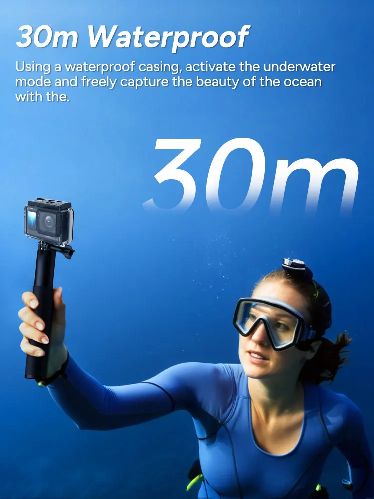 SJCAM SJ10 Pro Dual Screen Action Camera 4K 60FPS Six Axis Gyroscope Anti-Shake Waterproof 2.33" Touch Screen Sport Camera