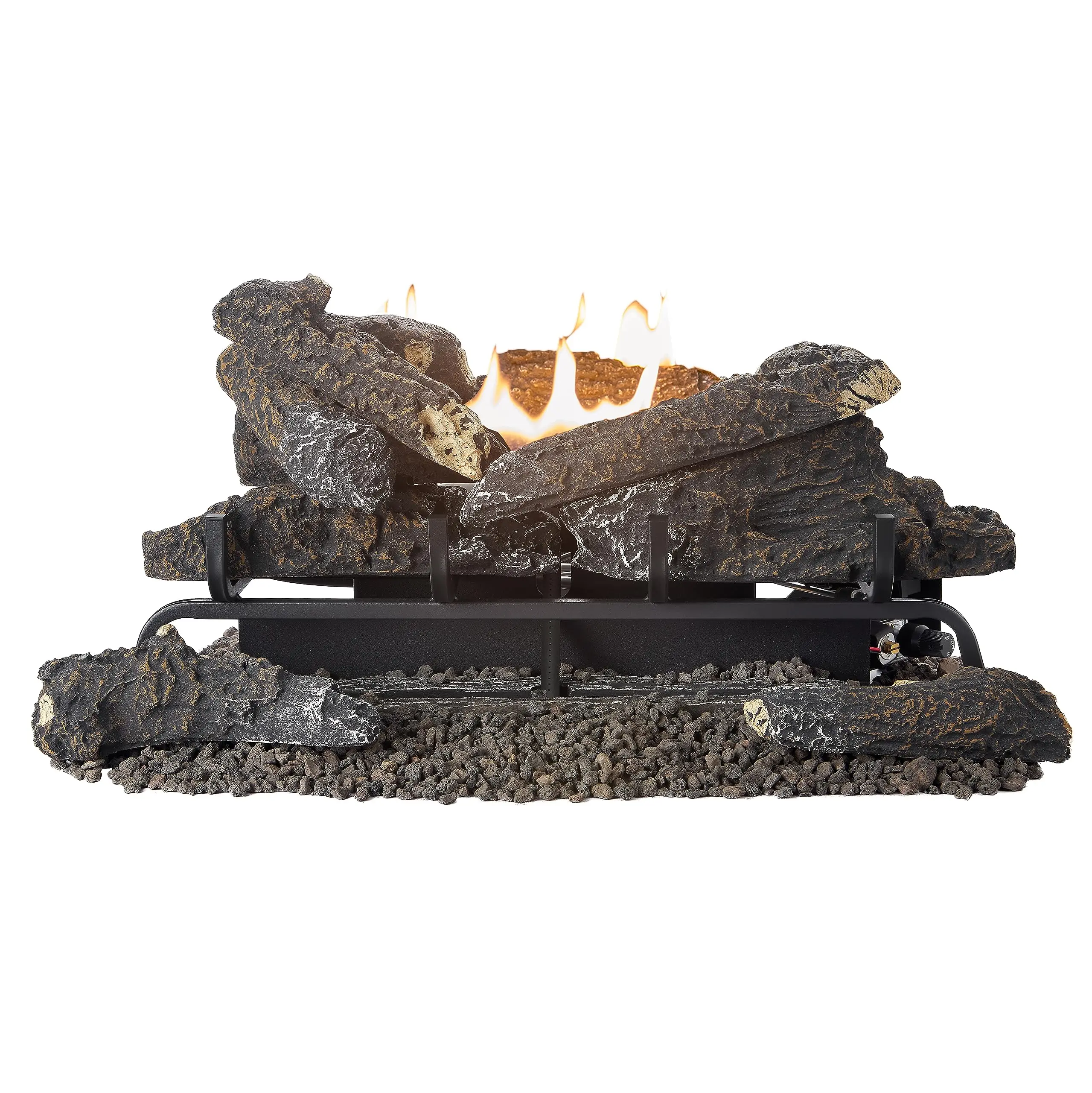 Vent Free Dual Fuel Gas Logs, Remote, 24