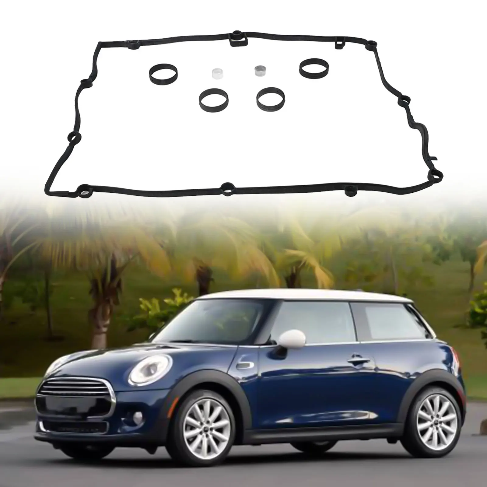 بيع أحدث غطاء صمام المحرك ختم طوقا OEM رقم الجزء 11127582400 لسيارات BMW لميني لملحقات كوبر #6