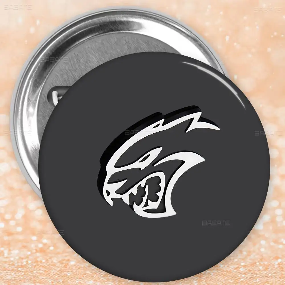 S-SRT Hellcat Credit Soft Button Pin Round Metal Badge Lapel Pin Parts Gift Friends Kid Jewelry view 5