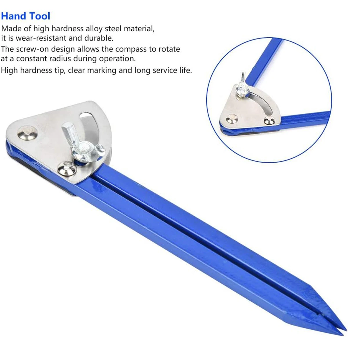 Outil de jauge de marquage de boussole, industriel, métal, calcul, travail, traceur, allumer iste, crayon, ligne, dessin, planification, circulaire