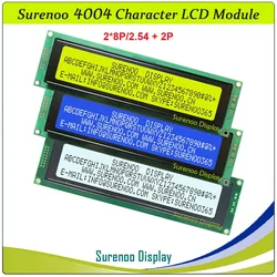 404 40X4 4004 Carácter ruso, japonés, inglés, módulo LCD, pantalla LCM, amarillo, verde, azul con retroiluminación LED