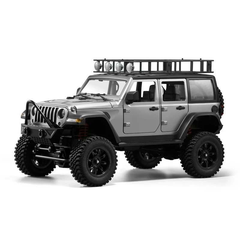 Mn128 New 1:12 Wrangler Climbing Car Fully Proportional Four-Wheel Drive With Led Light Remote Control Off Road Vehicle Toy Gift