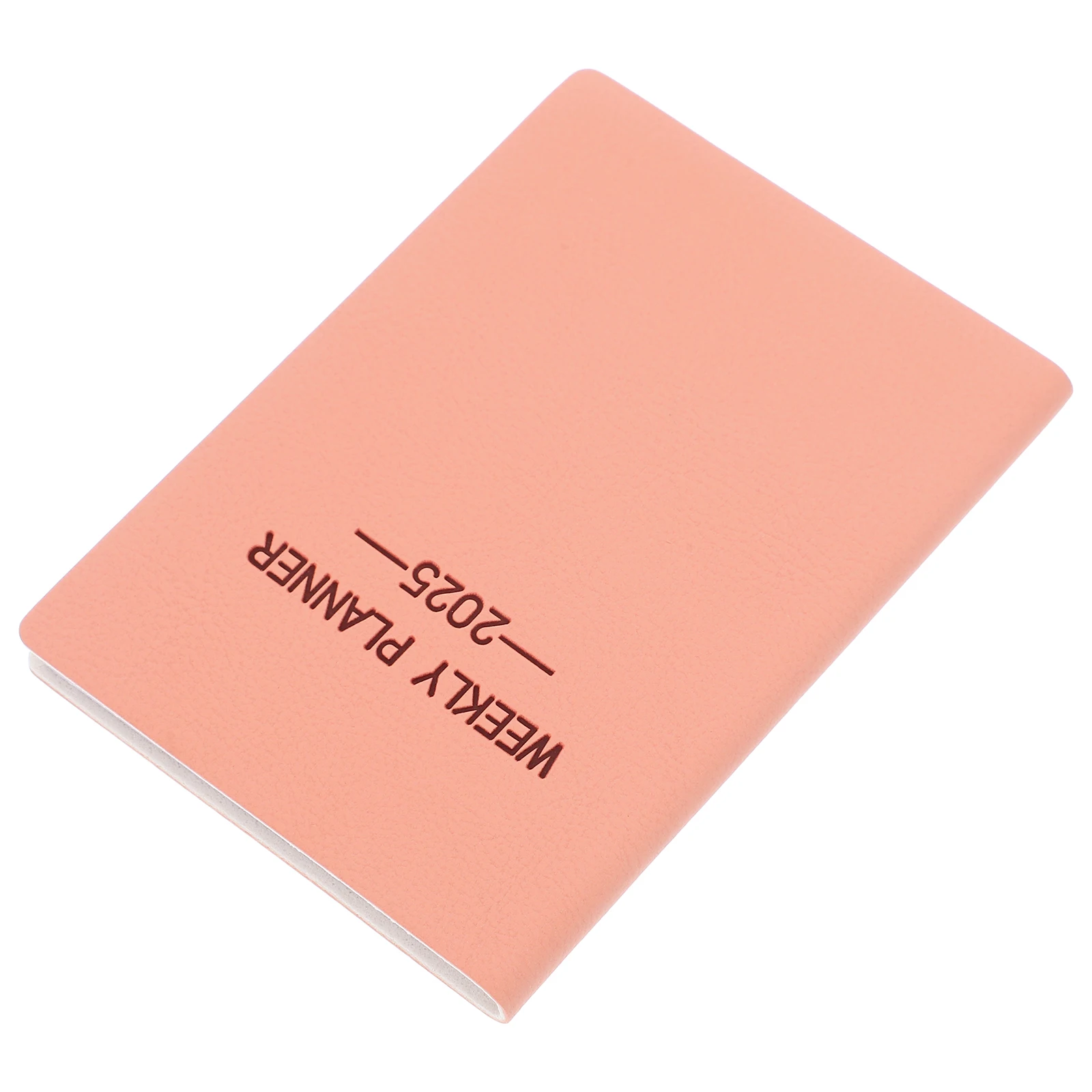 

2025 Weekly Planner Hardcover Note Book Planners Calendar Pink Office