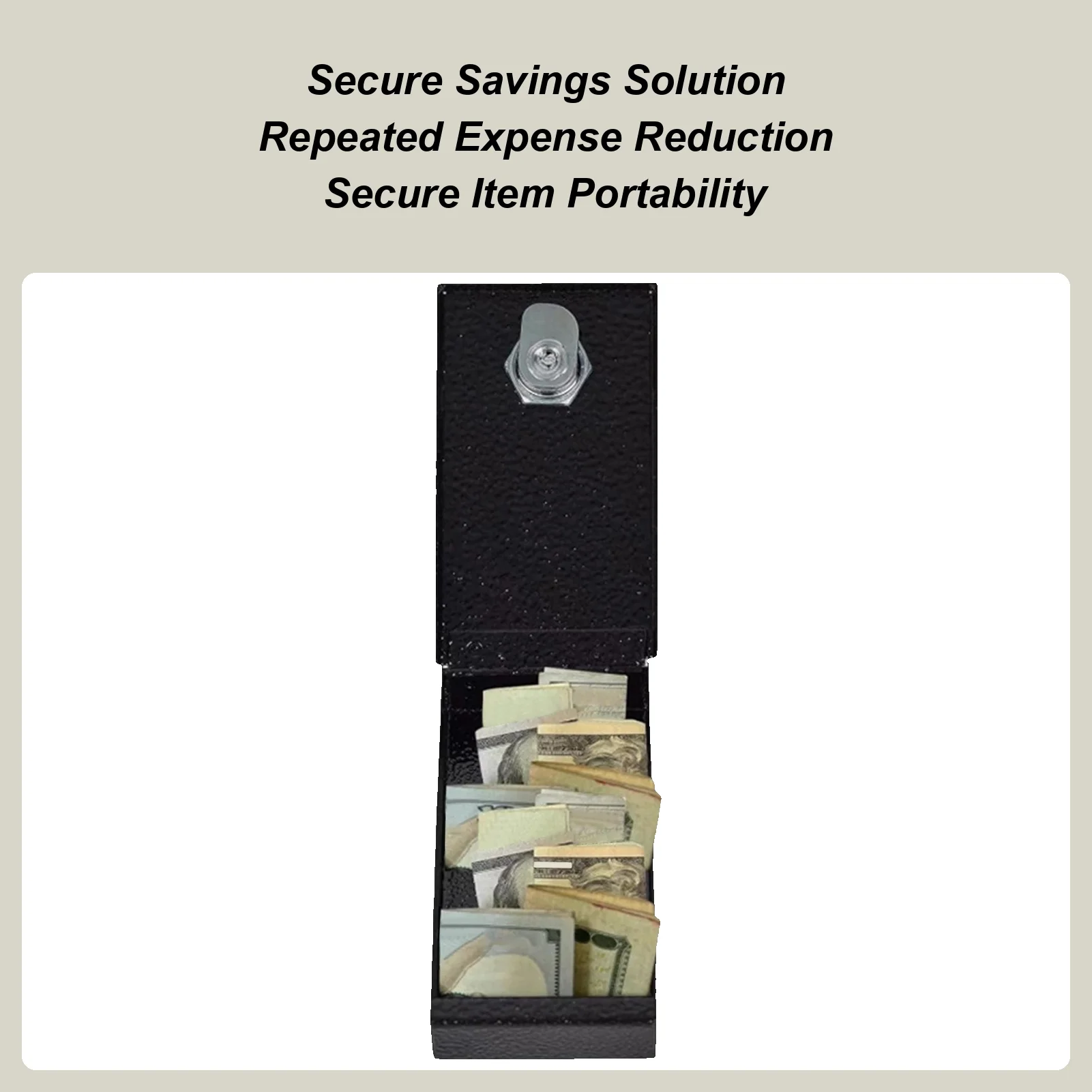 Kassa met slot Draagbare budgetcontrole Speelgoed Kleine spaarpot voor kinderen Jongens Meisjes Reizen Thuis Binnen Kerst Verjaardag Kantoor