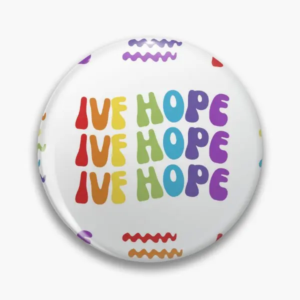 Rainbow Ivf Hope Ivf Hope Infertility  Soft Button Pin Cute Badge Collar Clothes Gift Brooch Fashion Creative Jewelry Cartoon