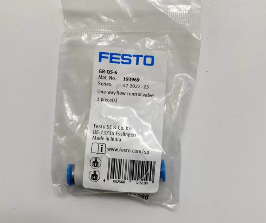 2PCS New Original FESTO valve GR-QS-6 193969 GR-QS-6 193969 GR-QS-8 193970