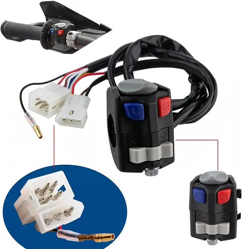 Motorcycle Headlight Horn Kill Switch Impact Resistant for EXC XCW EXCF TPI 125-250 Motocross Competition Use