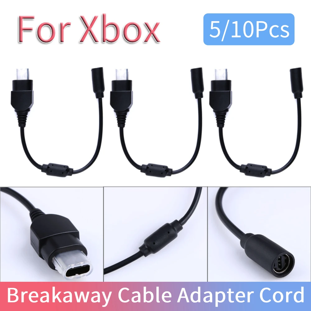 5/10Pcs For Xbox Console Controller Breakaway Cable Adapter Cord Professional Breakaway Extension Cable Replacement Accessories view 2
