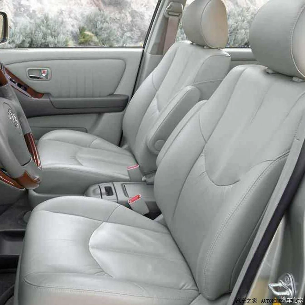 For Lexus RX 2003 2004 2005 2006 2007 2008 2009 Faux Leather Custom Car Seat Covers for 2 Front Seats Protector Accessories