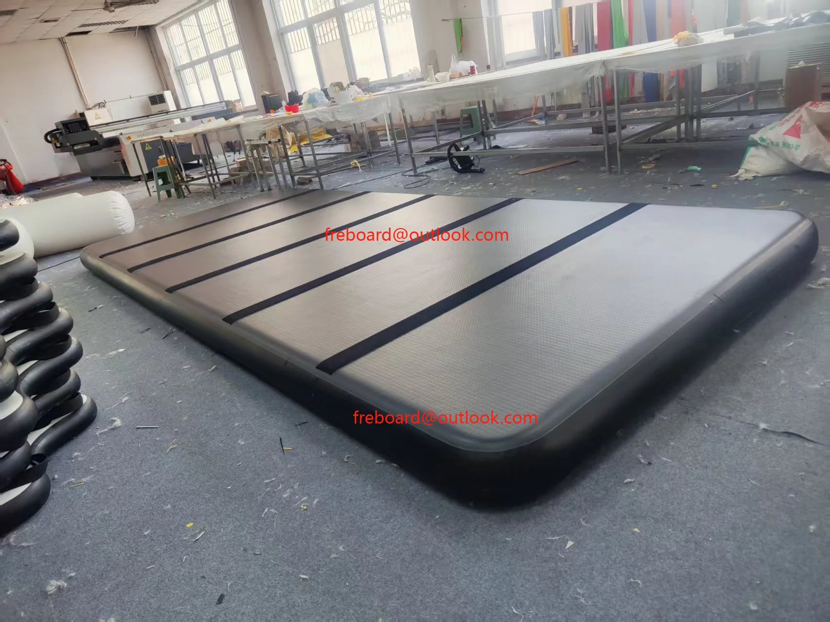 Tania dmuchana mata gimnastycz – Home Gym And Basketball Court recenzja i cena