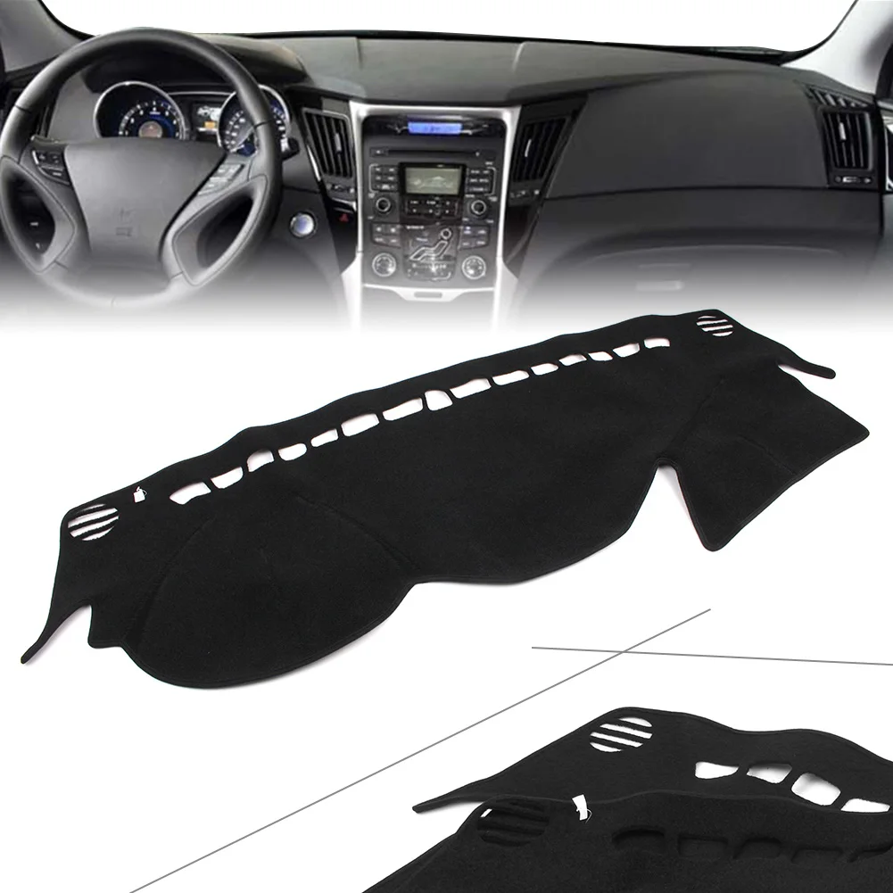 For Hyundai Sonata 8 2010-2015 Car Dash Mat Dashboard Cover Dashmat LHD