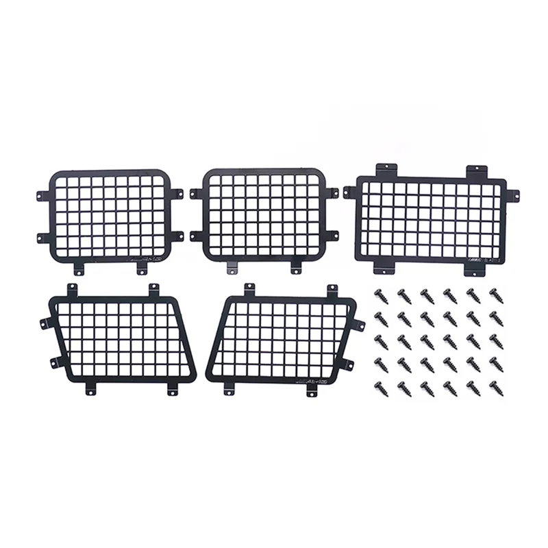 CYGJ-Metal Stereoscopic Window Mesh Window Net RC Car Upgrade Parts Accessories For MN86S MN86 MN86KS MN86K MN G500