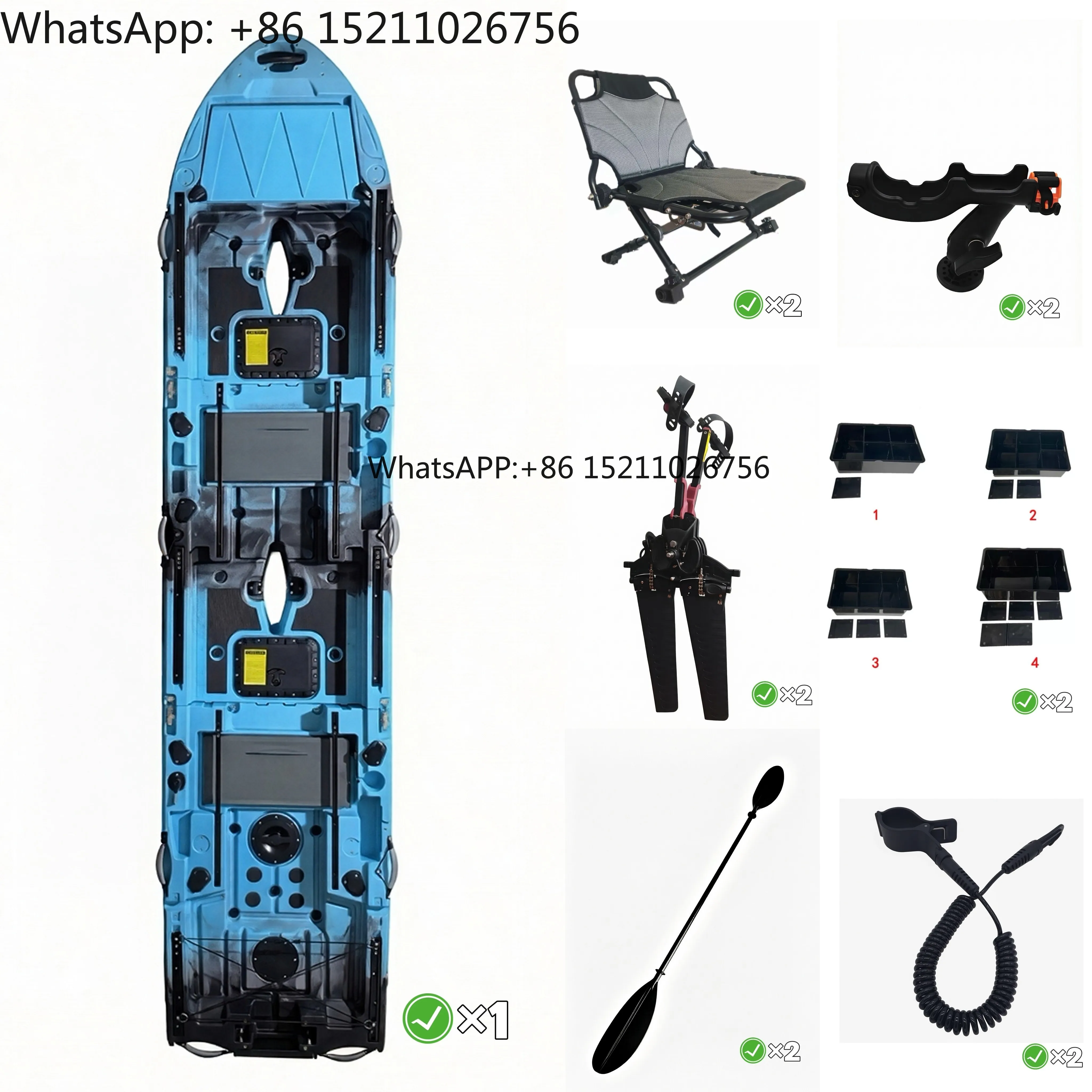 Outdoors 2026 New Product Promotion Two-Person Kayak-Custom Color Options Summer 2026 Release