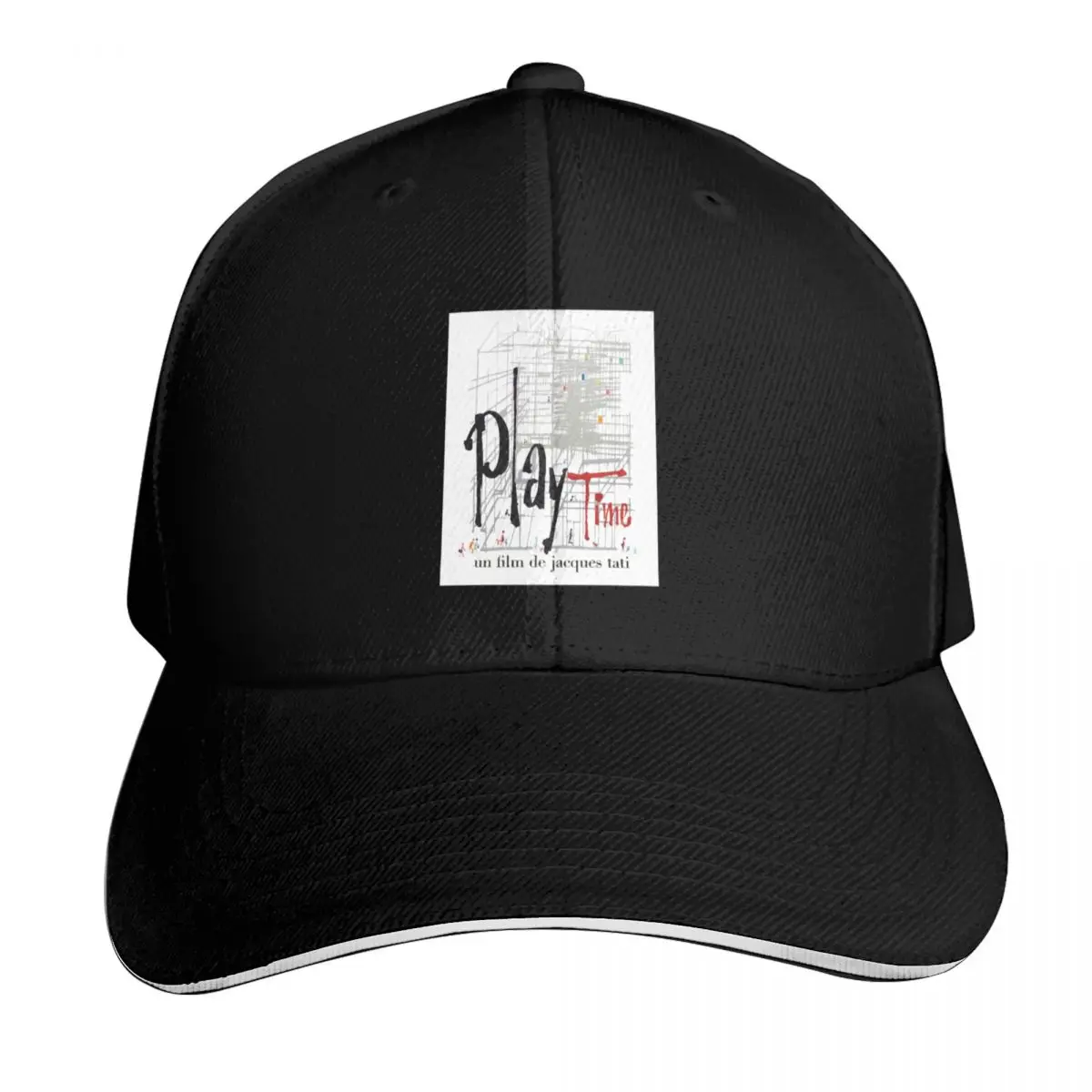 

Playtime Jacques un film de Tati vintage Baseball Cap Visor New In The Hat Hat Beach Caps For Men Women's
