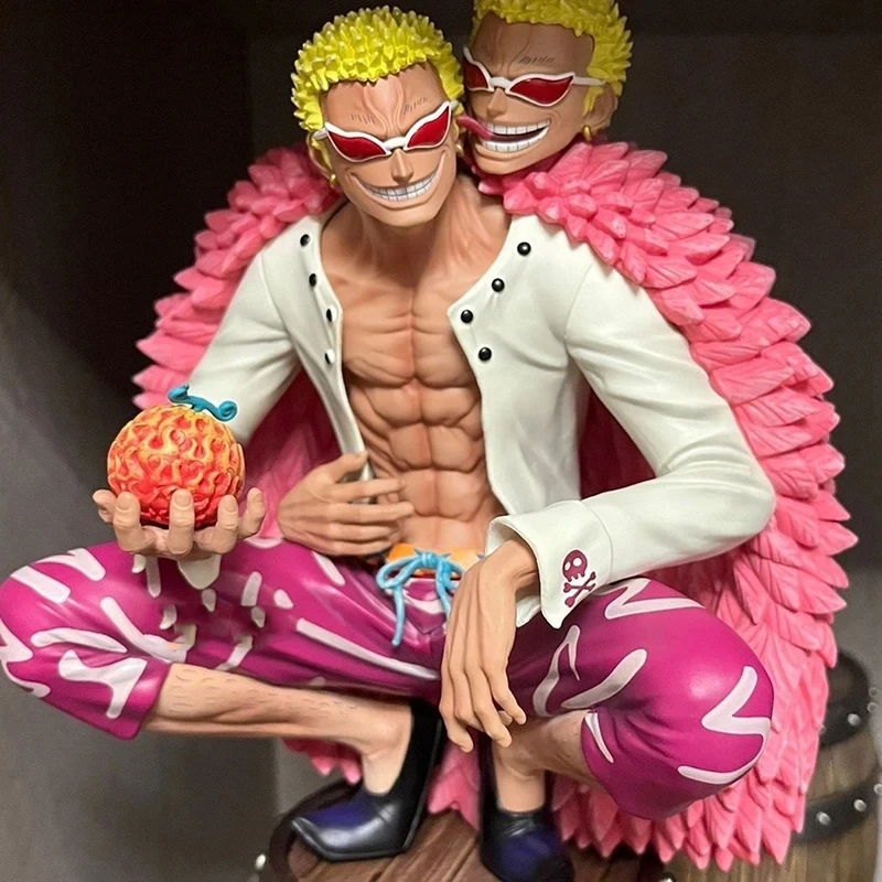 Anime One Piece Figures Donquixote Doflamingo Action Figures Interchangeable Header Hands Pvc Anime Model Collection Toys Gift