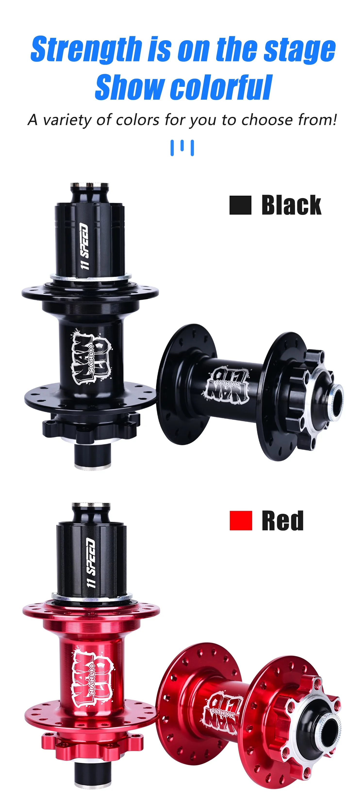 Nanlio X150 Rennradnaben, Freilauf mit 6 Pfoten, 150 Klicks, 100 x 12 mm vorne und 142 x 12 mm hinterer Steckachse, 24/28/32/36 Löcher – Detail 11