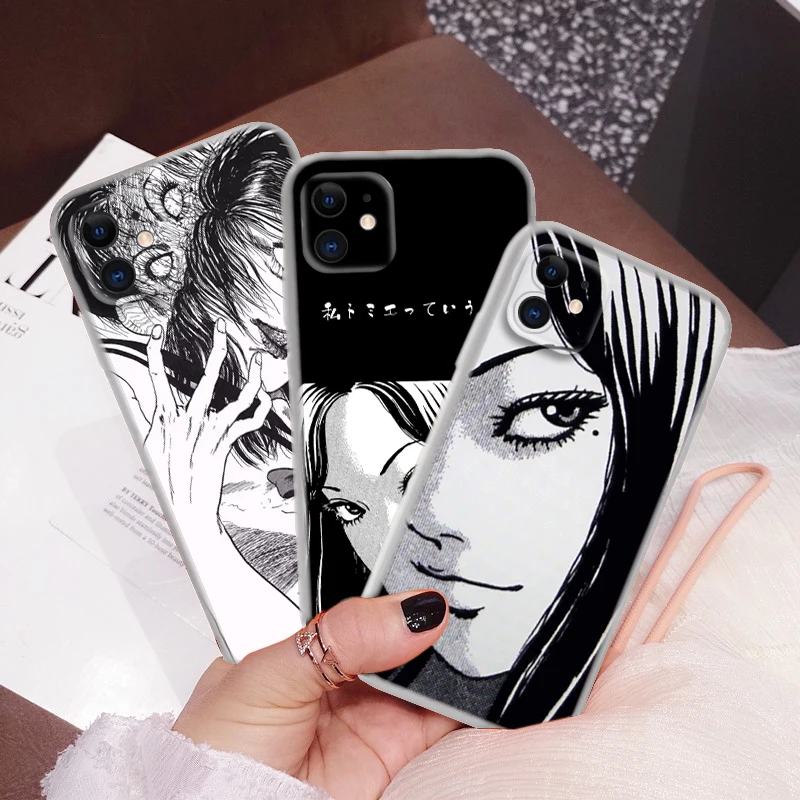 C7 Japanese horror comic Tomie Soft Case for Moto G4 Plus G41 G5 Plus G50 G51 G5S G6 Play G60 G7 Power G71 G5 G9