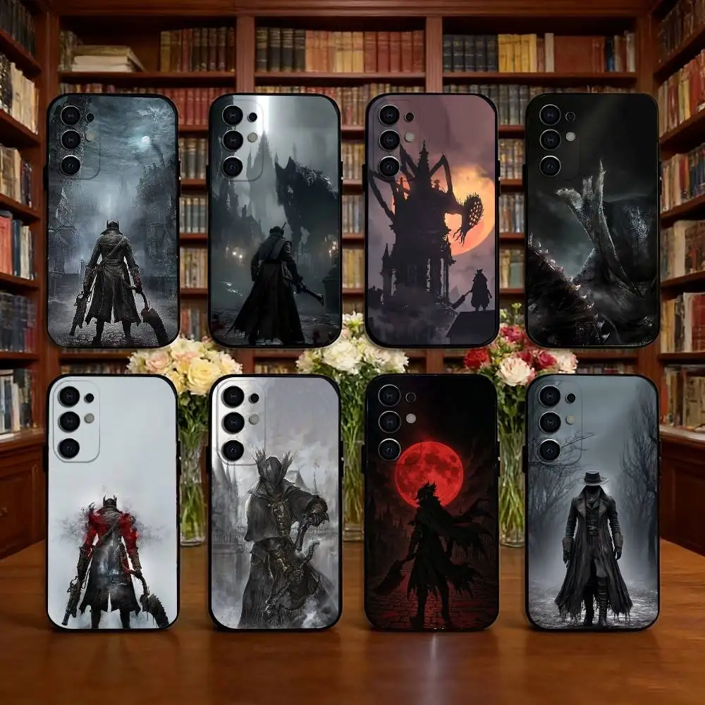 Game B-Bloodborne Phone Case Black Silicone Soft For Samsung S25,S24,S21,S22,S23,S30,Ultra,S20,Plus,Fe,Lite