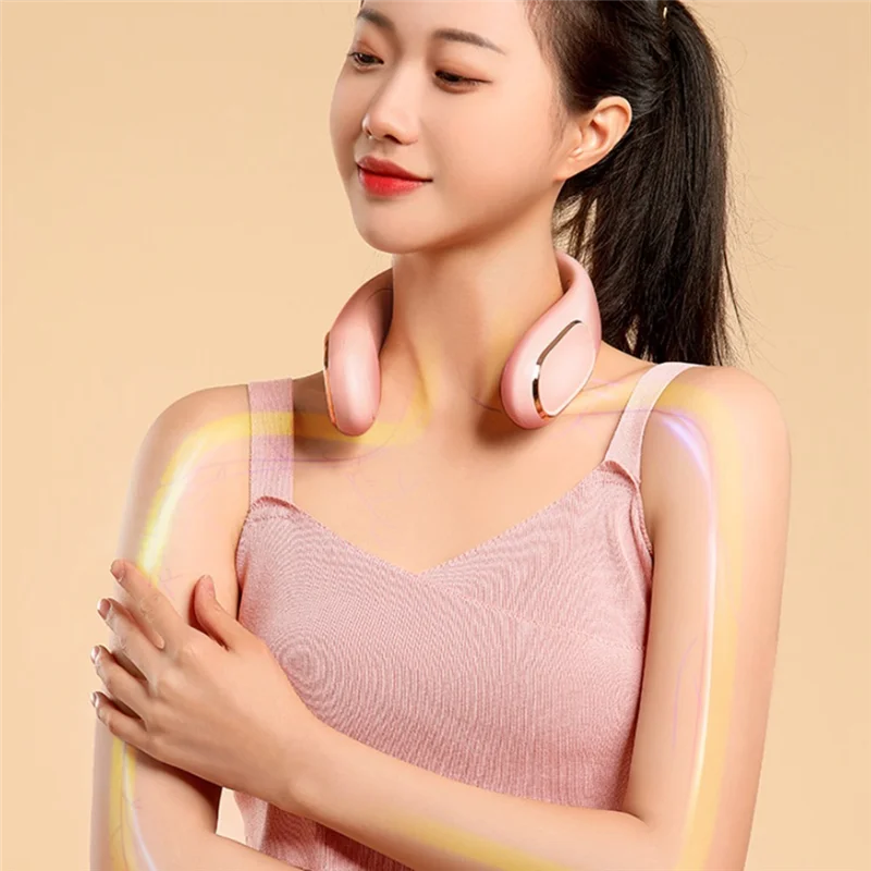 BAAD 8000Mah لوحة التدفئة المعلقة USB شحن الرقمية اليد الرقبة أدفأ LED عرض 4 مستويات الحرارة للتخييم في فصل الشتاء في الهواء الطلق-B Du