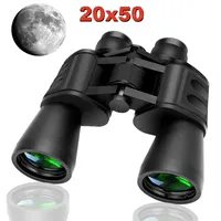 20X50 Powerful Binoculars Long Range Telescope Zoom HD Professional  BAK4-Prism Large Eyepiece Monocular for Hunting