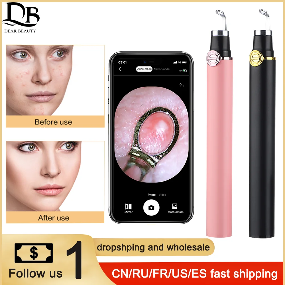 Smart Visual Blackhead Remover Acne Needle Devices With Camera Against Facial Extractor Pimples Squeeze Skin Care Tools