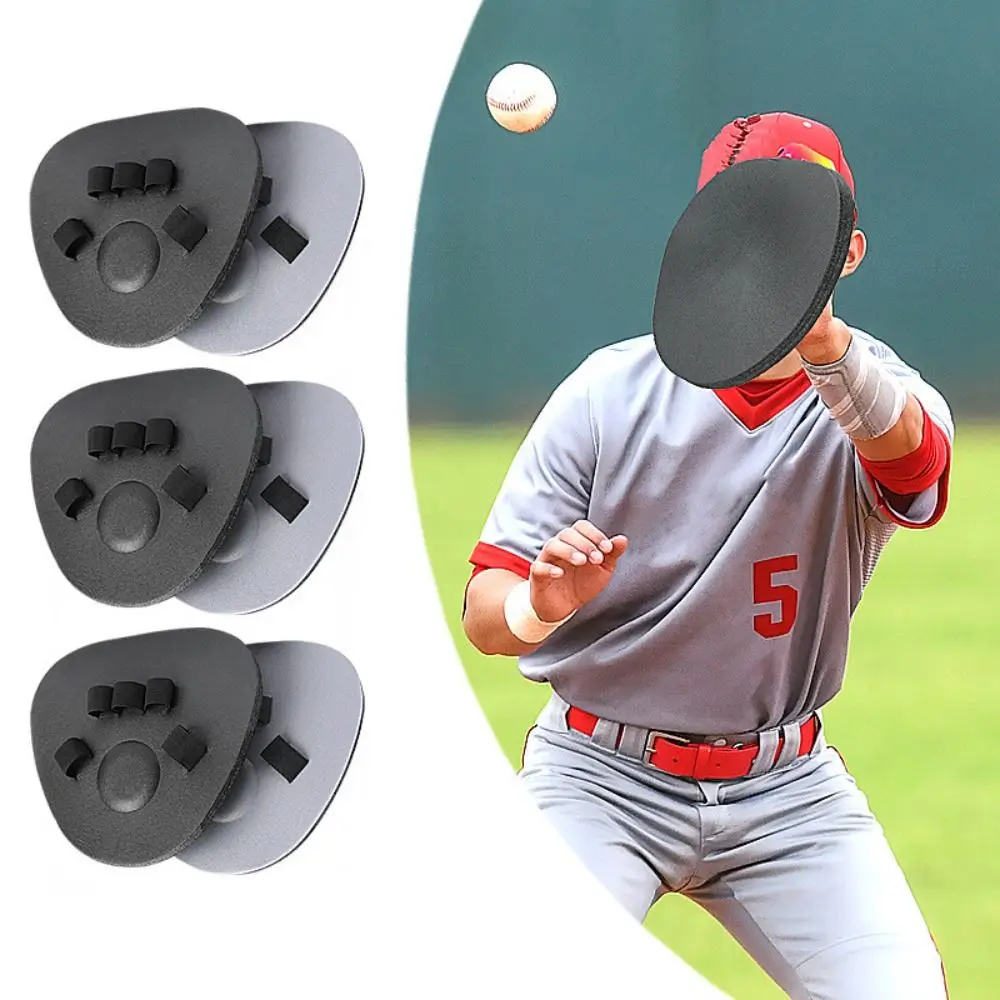 Youth Softball Glove Elastic Finger Strap Two-Hands Baseball Gloves Foam Multi-Purpose Baseball Fielding Mittens