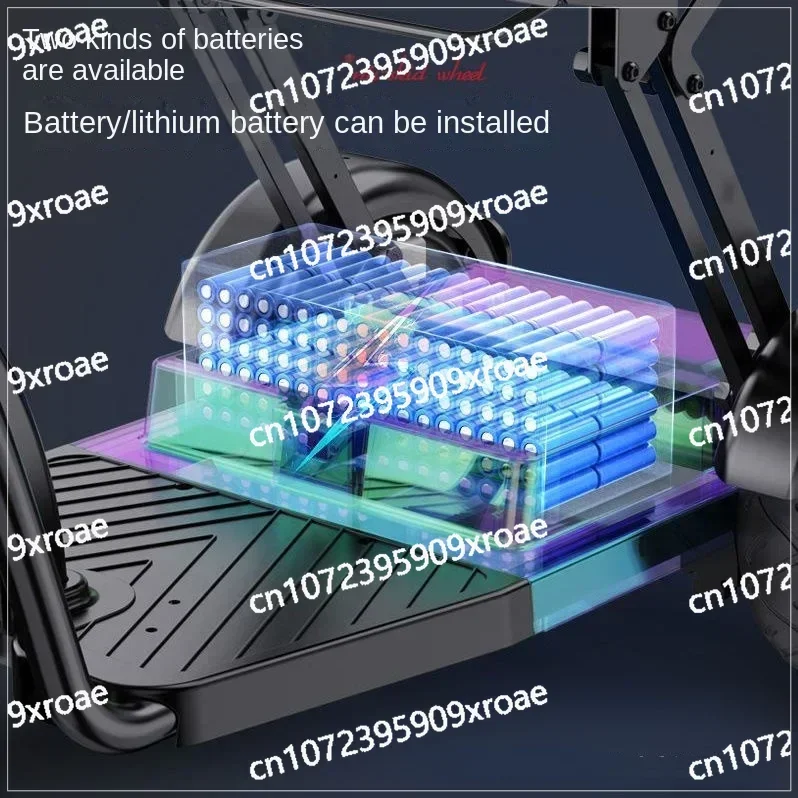 Elektryczny trójkołowiec akumulatorowy samochód może podnieść ładowalna bateria litowa składany i przenośny motocykl elektryczny dla dorosłych