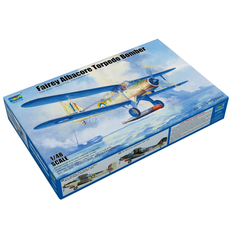 

Trumpeter 1/48 02880 British Fairey Albacore Torpedo Bomber Aircraft Plane Military Plastic Assembly Model Toy Building Kit