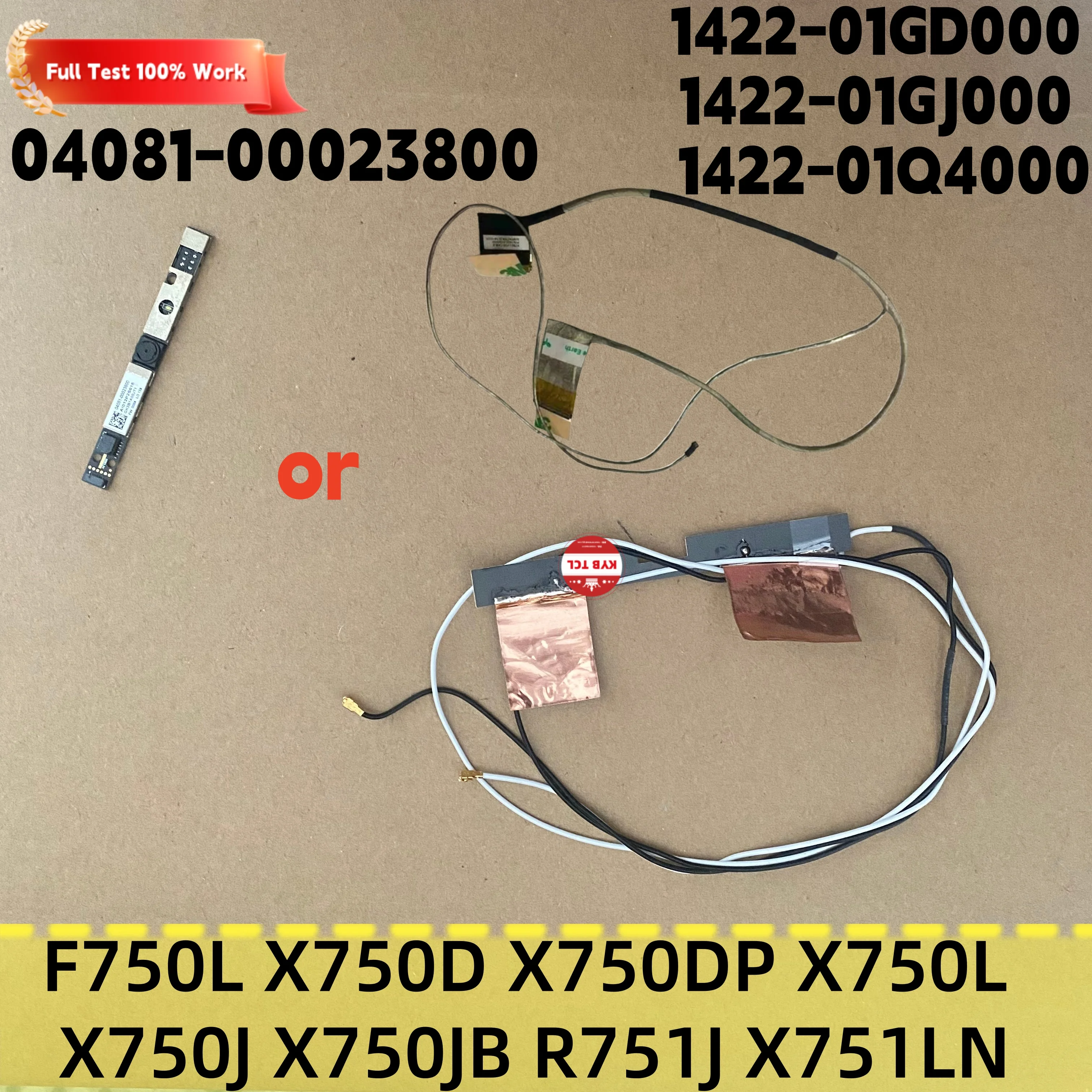 Для Asus X750D X750DP X750L X750J X750JA X750JB X750JN веб-камера или ЖК-светодиодный экран, видеодисплей, кабель LVDS или антенна Wi-Fi 1422-01GD000 1422-01GJ000 1422-01Q4000 04081-00023800 Для Asus X750D X750DP X750L X750J X750JA X750JB X750JN веб-камера или ЖК-светодиодный экран, видеодисплей, кабель LVDS или антенна Wi-Fi 1422-01GD000 1422-01GJ000 1422-01Q4000 04081-00023800