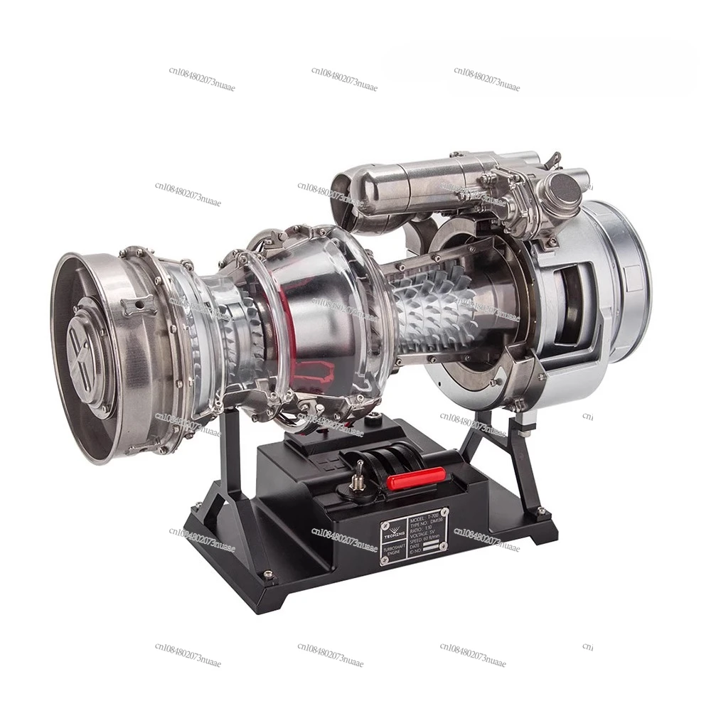 

Aero Engine Engine Model Black Hawk Helicopter Turbofan Metal Assembly Toy Model