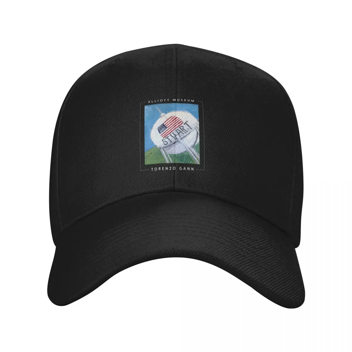 Elliott Museum and the iconic Stuart Water Tower Baseball Cap Vintage Sunscreen western Hat Golf Wear Girl'S Hats Men's