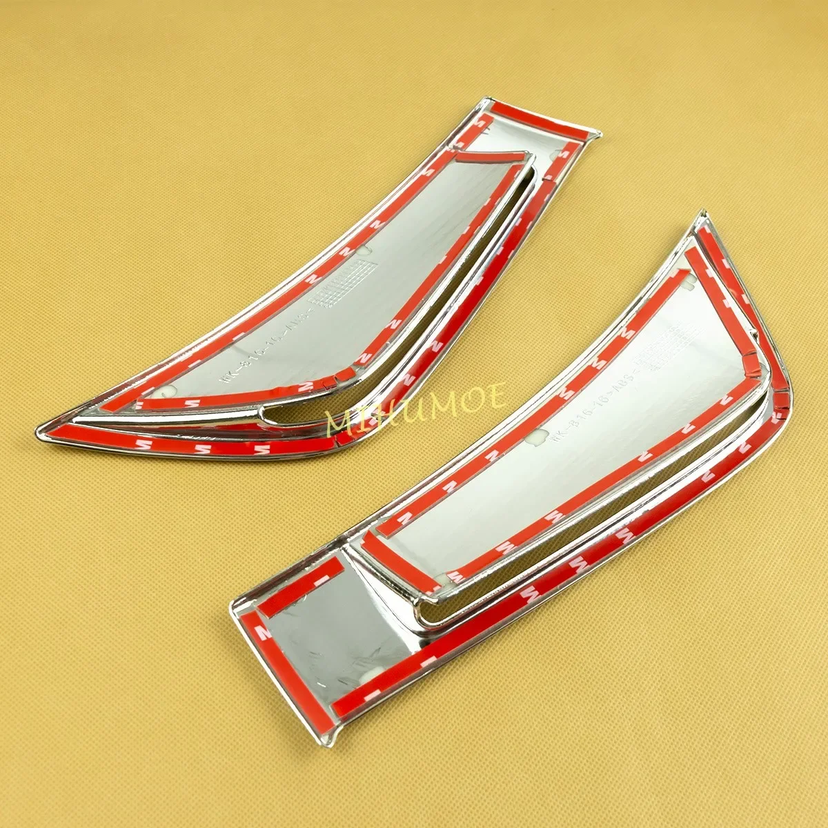 الكروم المصد الأمامي الحاجز غطاء فتحة التهوية الزخارف ل 2020-2022 مرسيدس GLC GLC300 X253 C253 #6