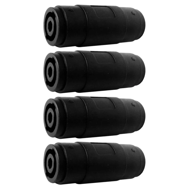 Y43A-4Pin Speaker/Amp Speakon Konektor Kabel Coupler Lurus Jack Steker Betina Ke Betina (8 Pak)