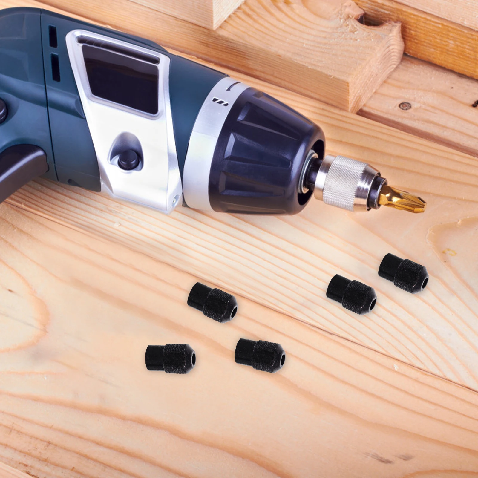 

5Pcs M8x0.75 Nuts Electric Wrench Fittings Durable Fastening Nuts Stylish Practical Grinding Machine Parts Electric Accessories