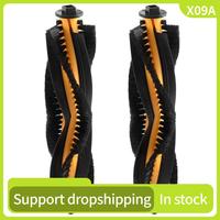 X09A 2X Main Brush Compatible For LIECTROUX C30B XR500 E30 Proscenic 800T 820S VT-5555 Vacuum Cleaner