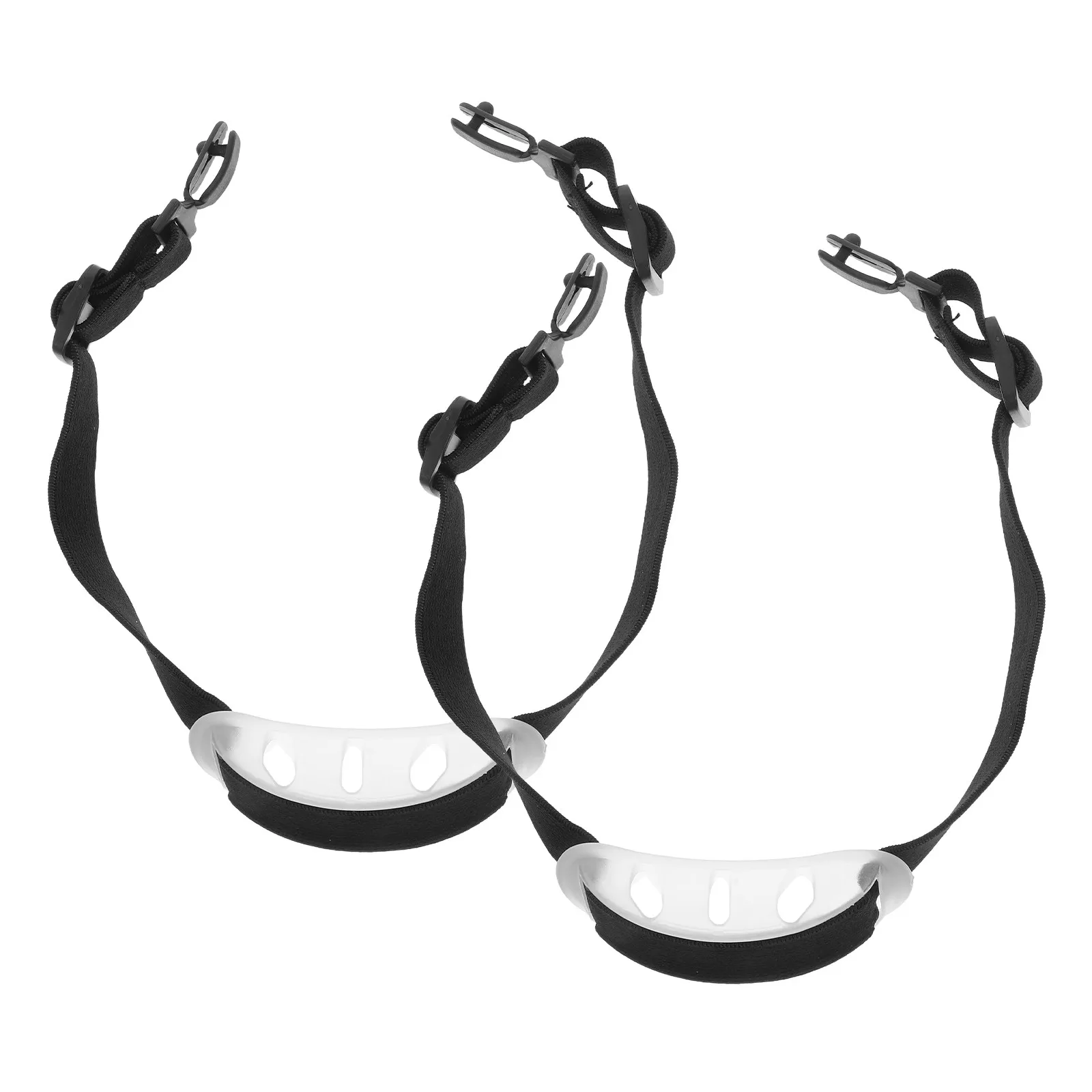 

2 шт. регулируемых ремней для крепления каски, защитный ремень для подбородка, удобный эластичный фиксирующий ремень для строительства и промышленности