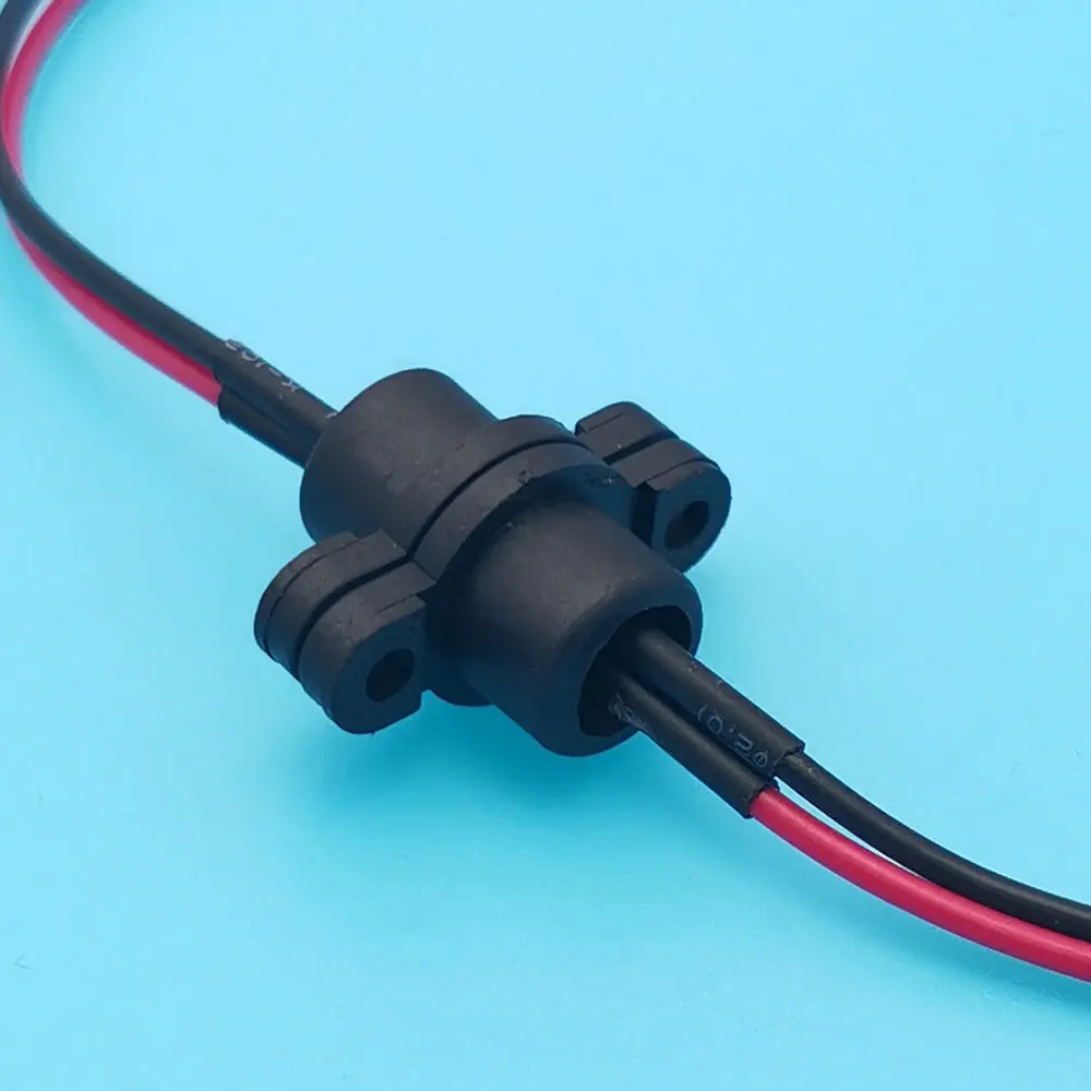 Magnet Connector Male Female Circular DC Power Socket Screw Hole Pogopin 8mm Magnetic Connector
