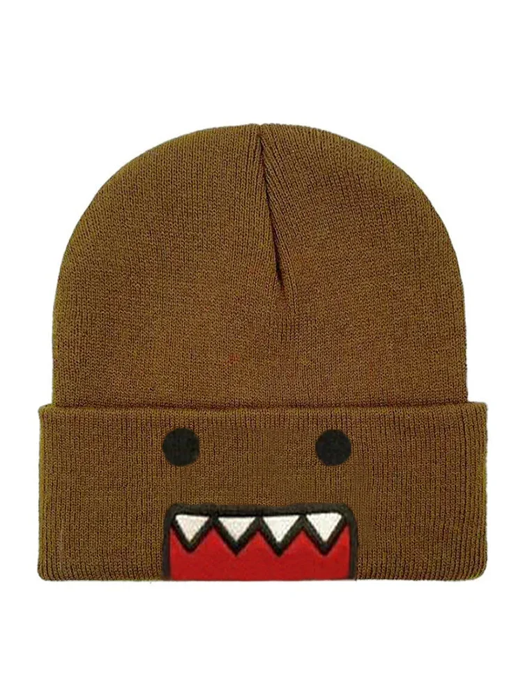 Fashion Warm Skating Roll Tama Jun Popular American Anime Cartoon Embroidered Knitted Autumn Winter Warm Hat Wool Hat Gengar Tam