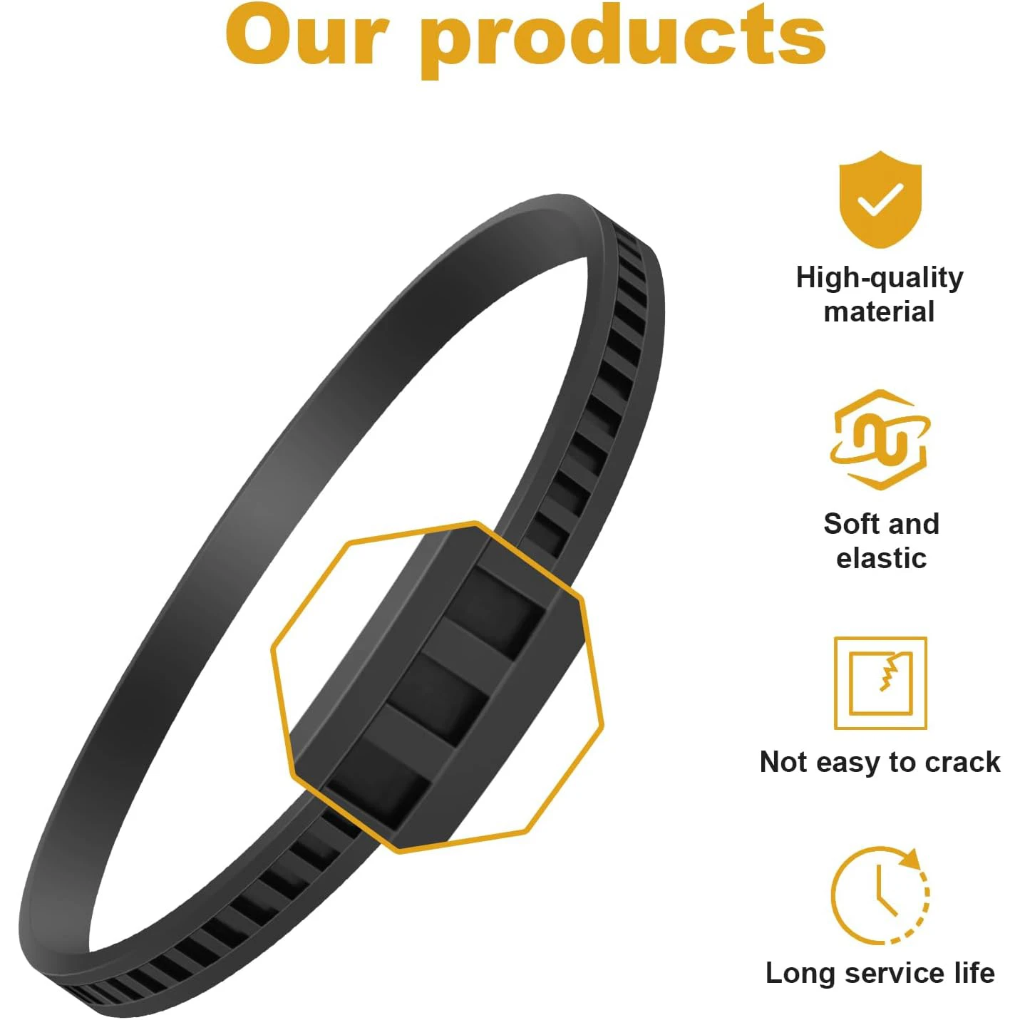 4 Pack 650721-00 Bandsaw Rubber Tires Replacement for Dewalt Portaband Rubber Wheels DWM120 DCS374 A02807 DW328K D28770 D28770K