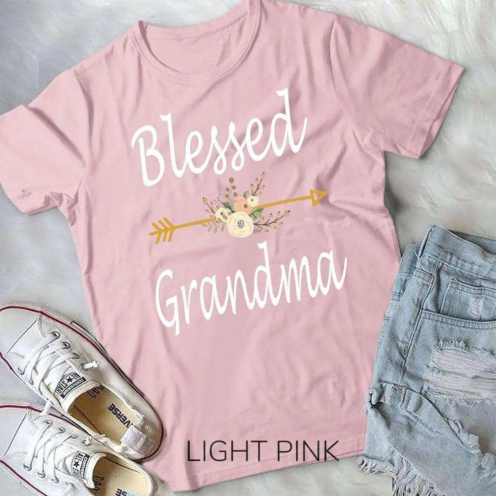 Blessed Grandma Shirt Thanksgiving Christmas Gifts Cute T-Shirt Unisex T-shirt