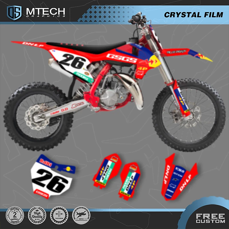 

DSMTECH MOTO New Style Custom Team Graphics Decals Stickers Kits For GASGAS MC85 2021 2022 001