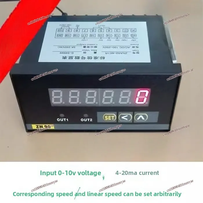 Inverter tachometer Digital display speedometer 0-10V 4-20MA input