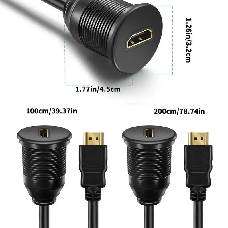 Cable extensión compatible con tablero automóvil 652F