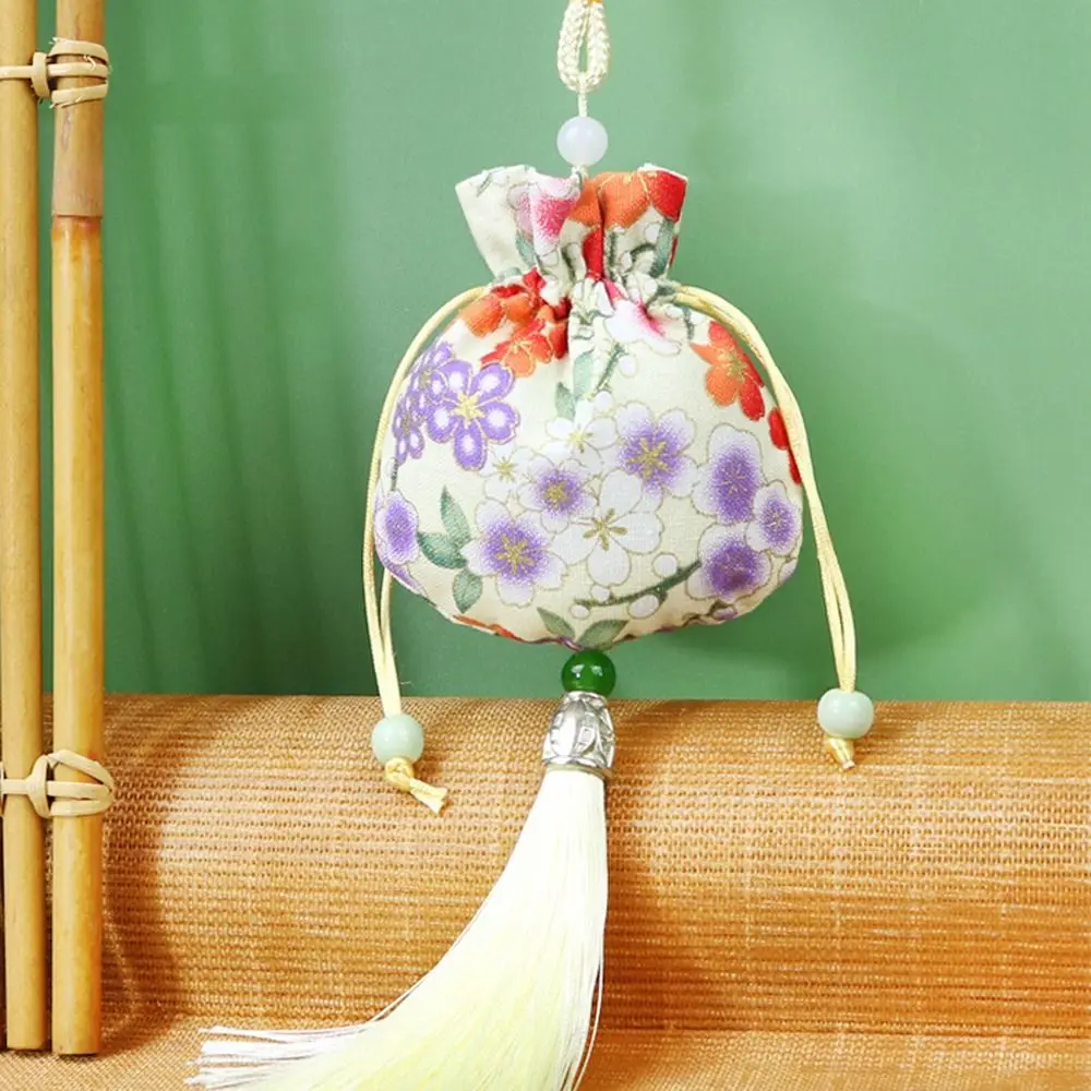 

Drawstring Flower Pattern Necklaces Case Multi Color Women Jewelry Bag Purse Pouch Empty Sachet Chinese Style Storage Bag