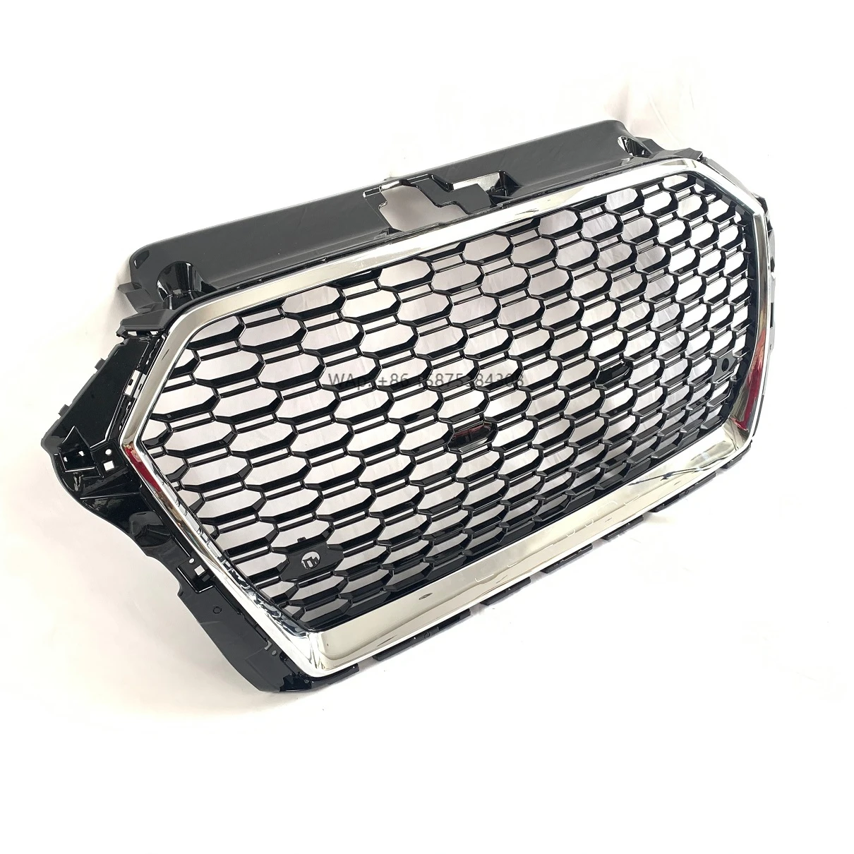 

Glossy Black Radiator Grill Genuine Sportback RS4 LOOK CAR GRILLES B9 2016-2018 for A4 RS4