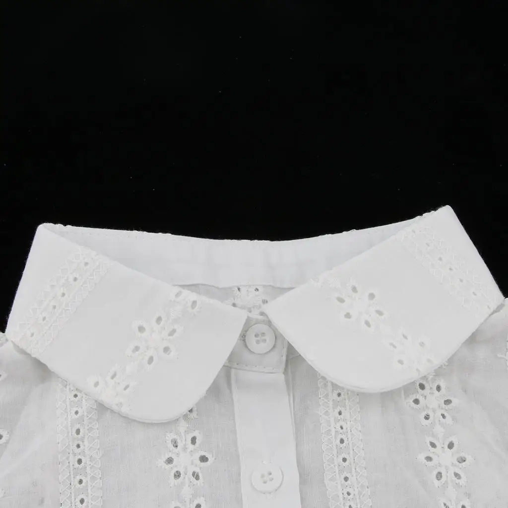 Costume staccabile da donna con mezza camicia finta finta finta e colletto staccabile