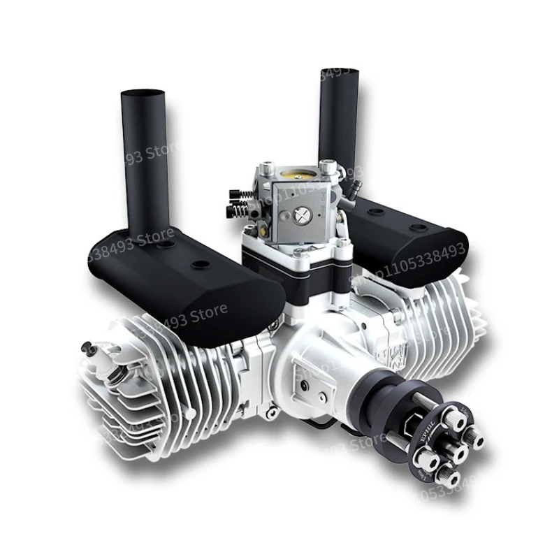 For EPHIL X-76cc-T Model Aircraft Model  Engine Opposite Twin-cylinder Two-stroke Fixed-wing Engine